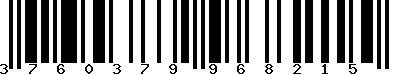 EAN-13 : 3760379968215 EAN-13 : 3760379968215