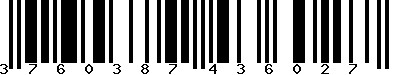 EAN-13 : 3760387436027 EAN-13 : 3760387436027