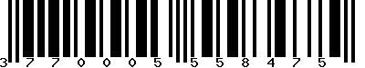 EAN-13 : 3770005558475 EAN-13 : 3770005558475