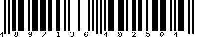 EAN-13 : 4897136492504 EAN-13 : 4897136492504