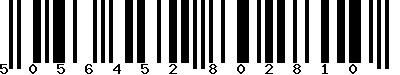 EAN-13 : 5056452802810 EAN-13 : 5056452802810