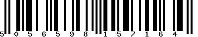 EAN-13 : 5056598157164 EAN-13 : 5056598157164