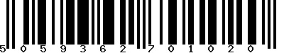 EAN-13 : 5059362701020 EAN-13 : 5059362701020
