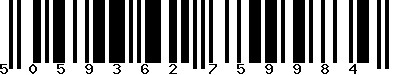 EAN-13 : 5059362759984 EAN-13 : 5059362759984