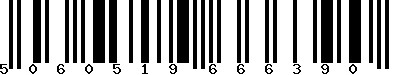 EAN-13 : 5060519666390 EAN-13 : 5060519666390