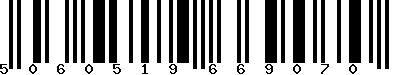EAN-13 : 5060519669070 EAN-13 : 5060519669070