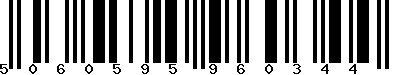 EAN-13 : 5060595960344 EAN-13 : 5060595960344
