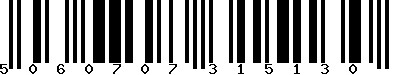 EAN-13 : 5060707315130 EAN-13 : 5060707315130
