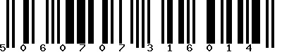 EAN-13 : 5060707316014 EAN-13 : 5060707316014