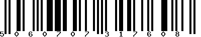 EAN-13 : 5060707317608 EAN-13 : 5060707317608