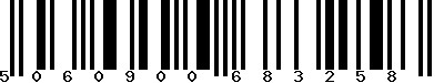 EAN-13 : 5060900683258 EAN-13 : 5060900683258