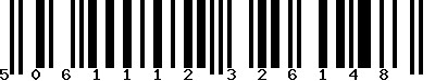 Code barre 5061112326148