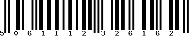 Code barre 5061112326162