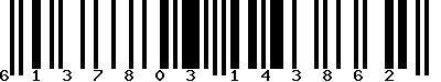 EAN-13 : 6137803143862 EAN-13 : 6137803143862