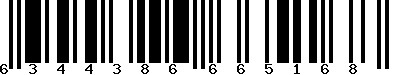 EAN-13 : 6344386665168 EAN-13 : 6344386665168
