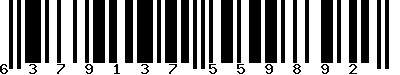 EAN-13 : 6379137559892 EAN-13 : 6379137559892