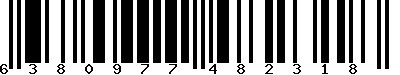 EAN-13 : 6380977482318 EAN-13 : 6380977482318