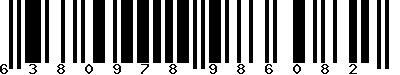 EAN-13 : 6380978986082 EAN-13 : 6380978986082
