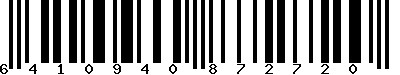EAN-13 : 6410940872720