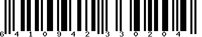 EAN-13 : 6410942330204 EAN-13 : 6410942330204
