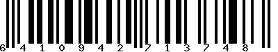 EAN-13 : 6410942713748 EAN-13 : 6410942713748