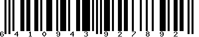 EAN-13 : 6410943927892 EAN-13 : 6410943927892