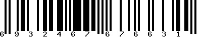 EAN-13 : 6932467676631