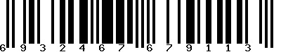 EAN-13 : 6932467679113