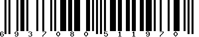 Code barre 6937080511970