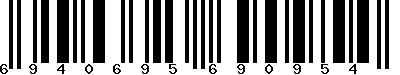 EAN-13 : 6940695690954