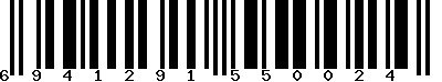 EAN-13 : 6941291550024 EAN-13 : 6941291550024