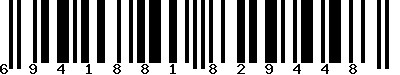 EAN-13 : 6941881829448
