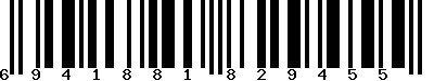 EAN-13 : 6941881829455