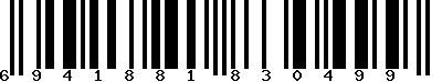 EAN-13 : 6941881830499