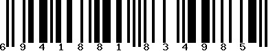 EAN-13 : 6941881834985