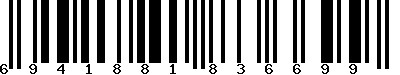 EAN-13 : 6941881836699 EAN-13 : 6941881836699