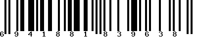 EAN-13 : 6941881839638