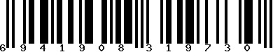 EAN-13 : 6941908319730 EAN-13 : 6941908319730