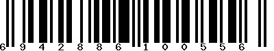 EAN-13 : 6942886100556