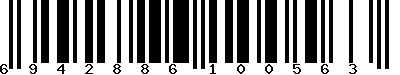 EAN-13 : 6942886100563