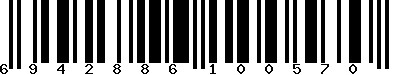 EAN-13 : 6942886100570