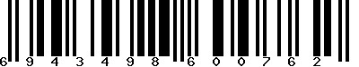 Code barre 6943498600762
