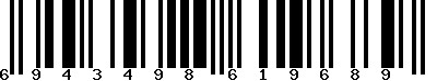 Code barre 6943498619689