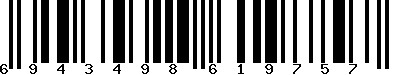 Code barre 6943498619757