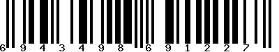 Code barre 6943498691227