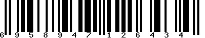 EAN-13 : 6958947126434 EAN-13 : 6958947126434