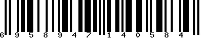 EAN-13 : 6958947140584 EAN-13 : 6958947140584