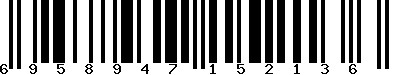 EAN-13 : 6958947152136 EAN-13 : 6958947152136