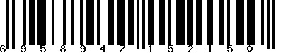 EAN-13 : 6958947152150 EAN-13 : 6958947152150