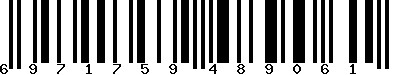 EAN-13 : 6971759489061 EAN-13 : 6971759489061